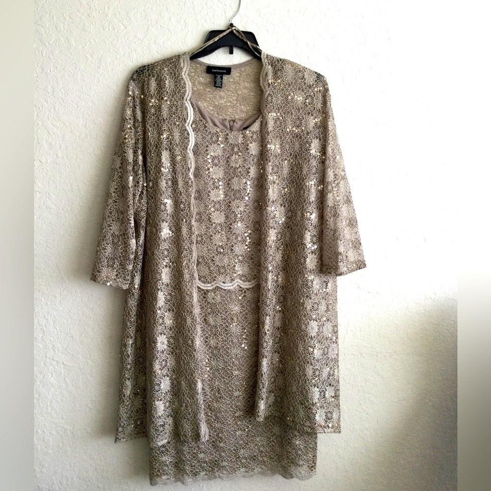 Beautiful 2-piece dress and jacket.